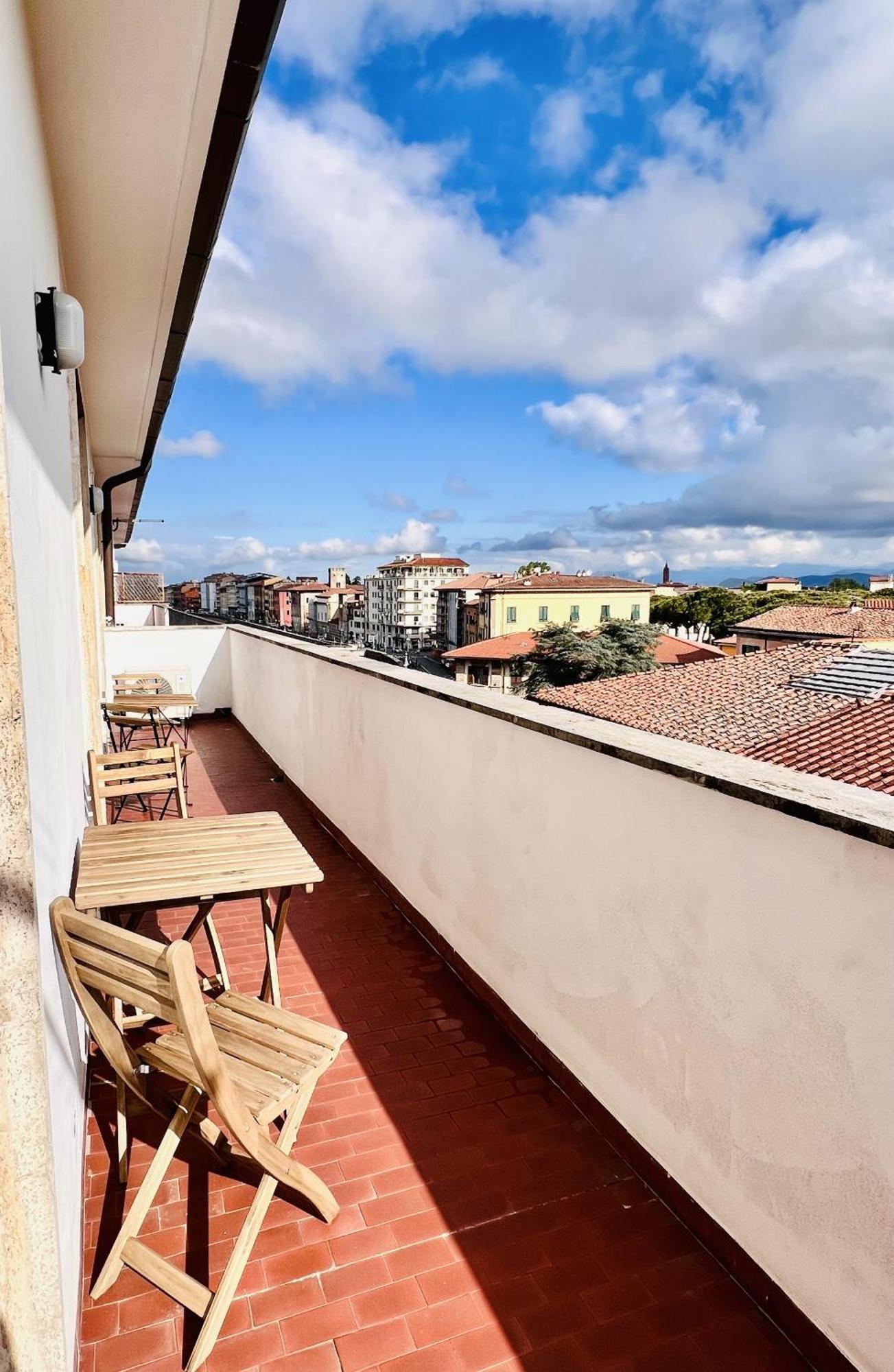 Appartamento Attico Terrazza Vista Panoramica Lungarni Pisani Esterno foto
